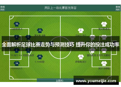 全面解析足球比赛走势与预测技巧 提升你的投注成功率